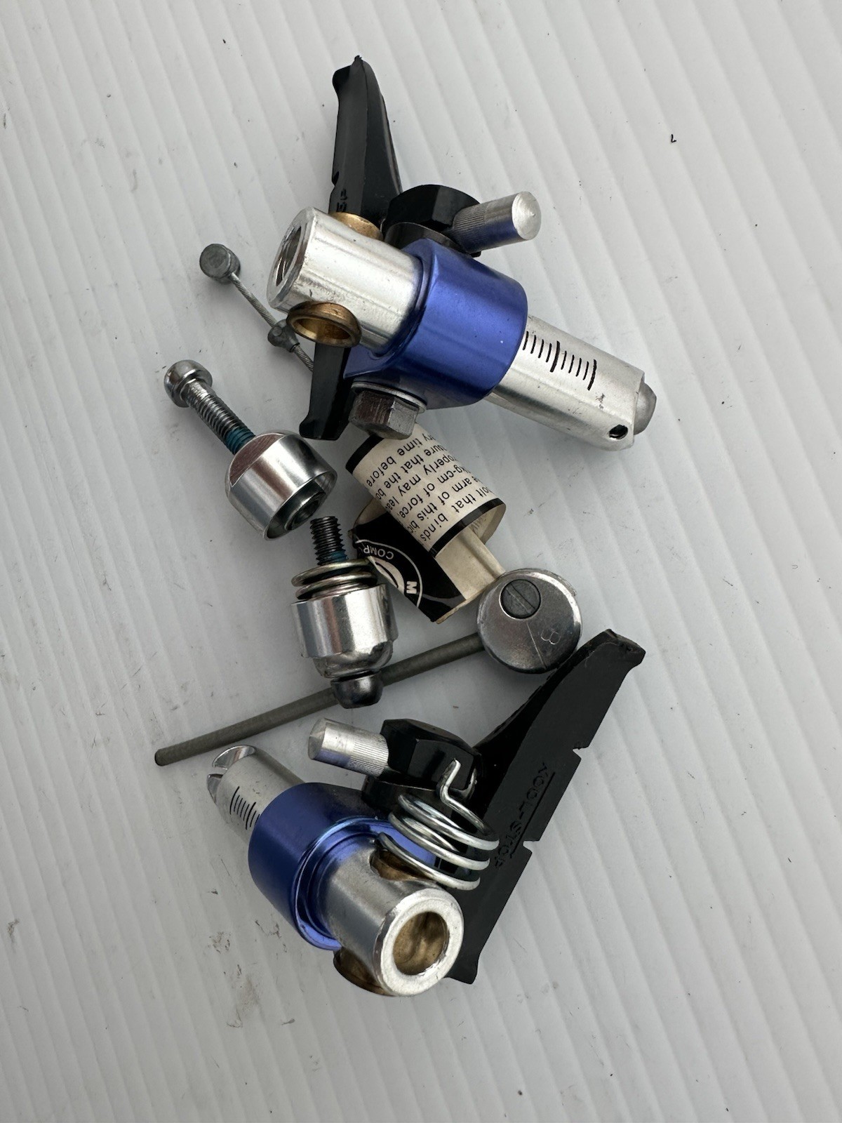 Dia-Compe Front Rear Cantilever Brake Set Blue Kool Stop Marin MTB Take-Off