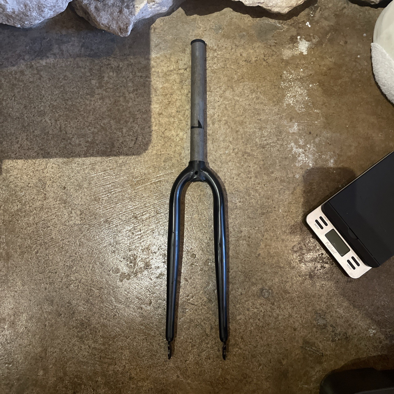 Eighth Inch Scrambler OEM Chromoly Steel 700c Front Fork 1-1/8 Inch Unthreaded