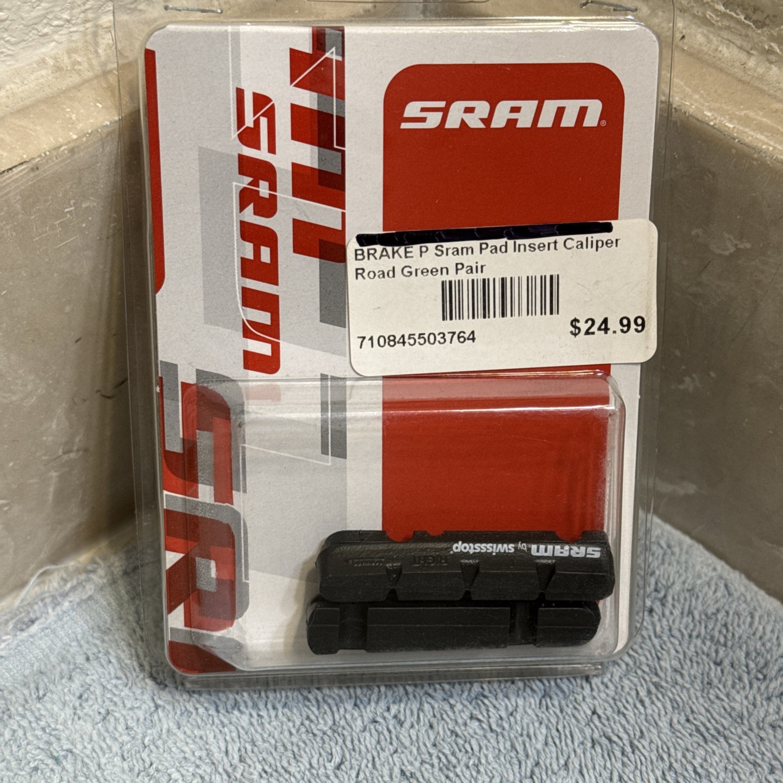 SRAM by SwissStop Road Brake Pad Inserts- NEW – 1 Pair [caw]