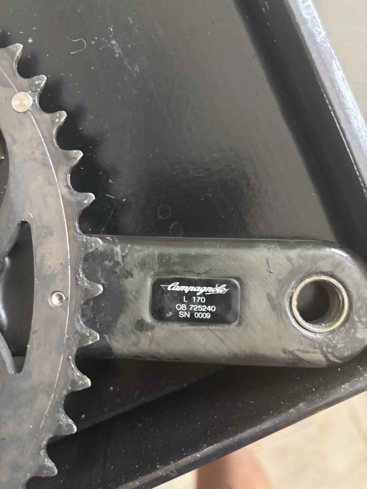 Campagnolo Super Record Ultra-Torque Carbon Road Crankset 170mm, 53/39.