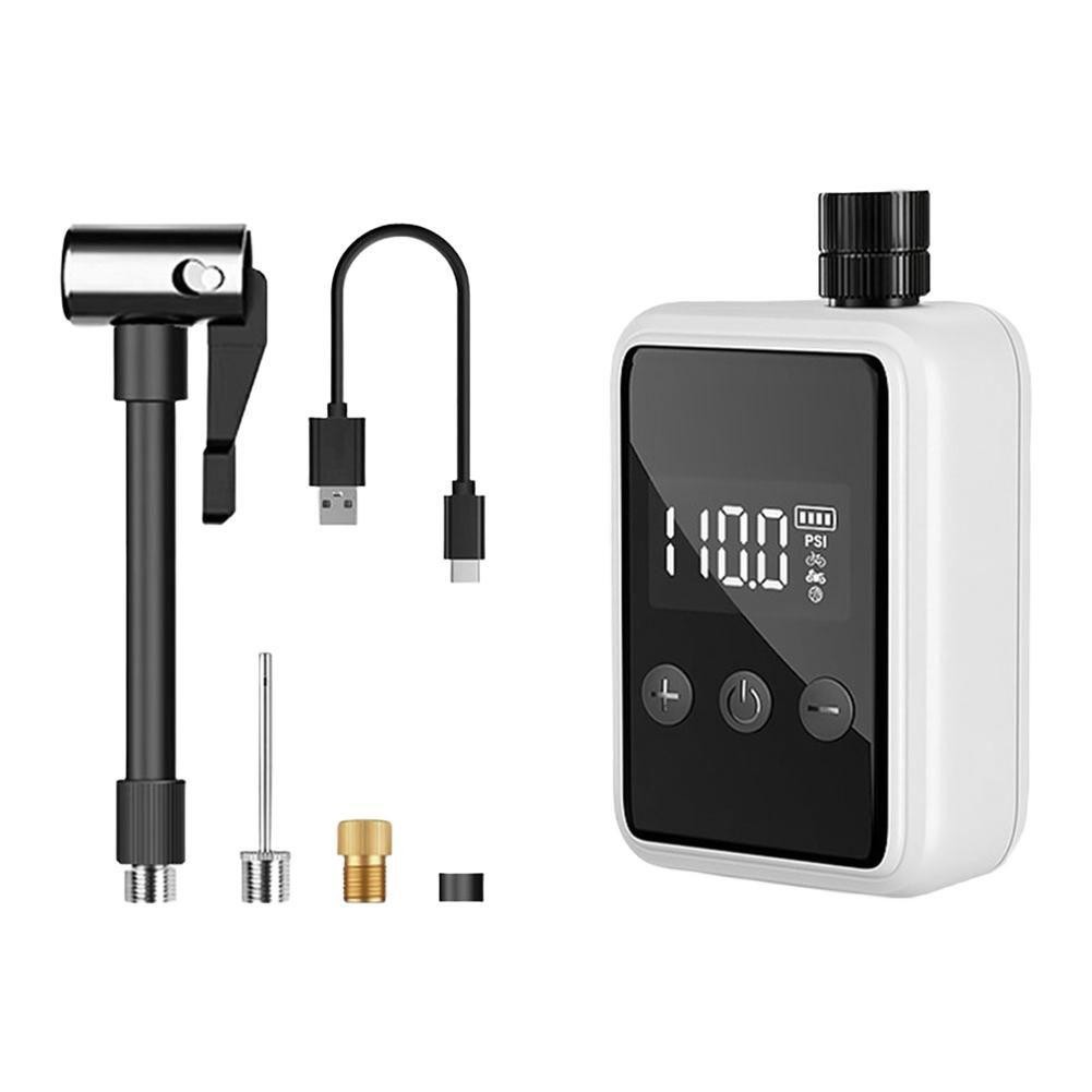 150 PSI Pump Electric Bike Pump Automatic Shut-off Charging Time 90 Minutes