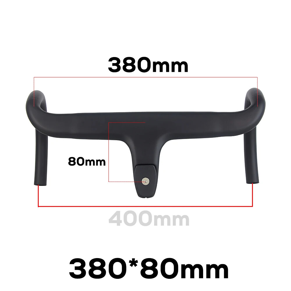 Road Bike Integrated Handlebar Cable Di2 Full Carbon Handlebar with Spacers Part