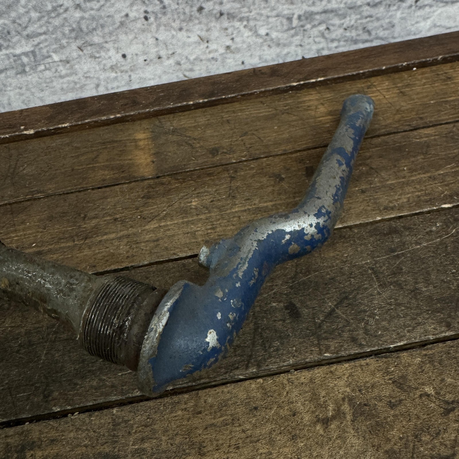 Vintage Dogleg Crank 41 36 Rough Threads Cruiser Bike Prewar Repair