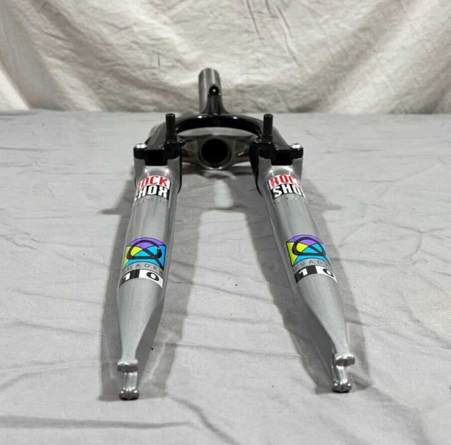 RARE NEW Old Stock Rockshox Quadra 10 Suspension Fork 255mm 1-1/4″ Threaded