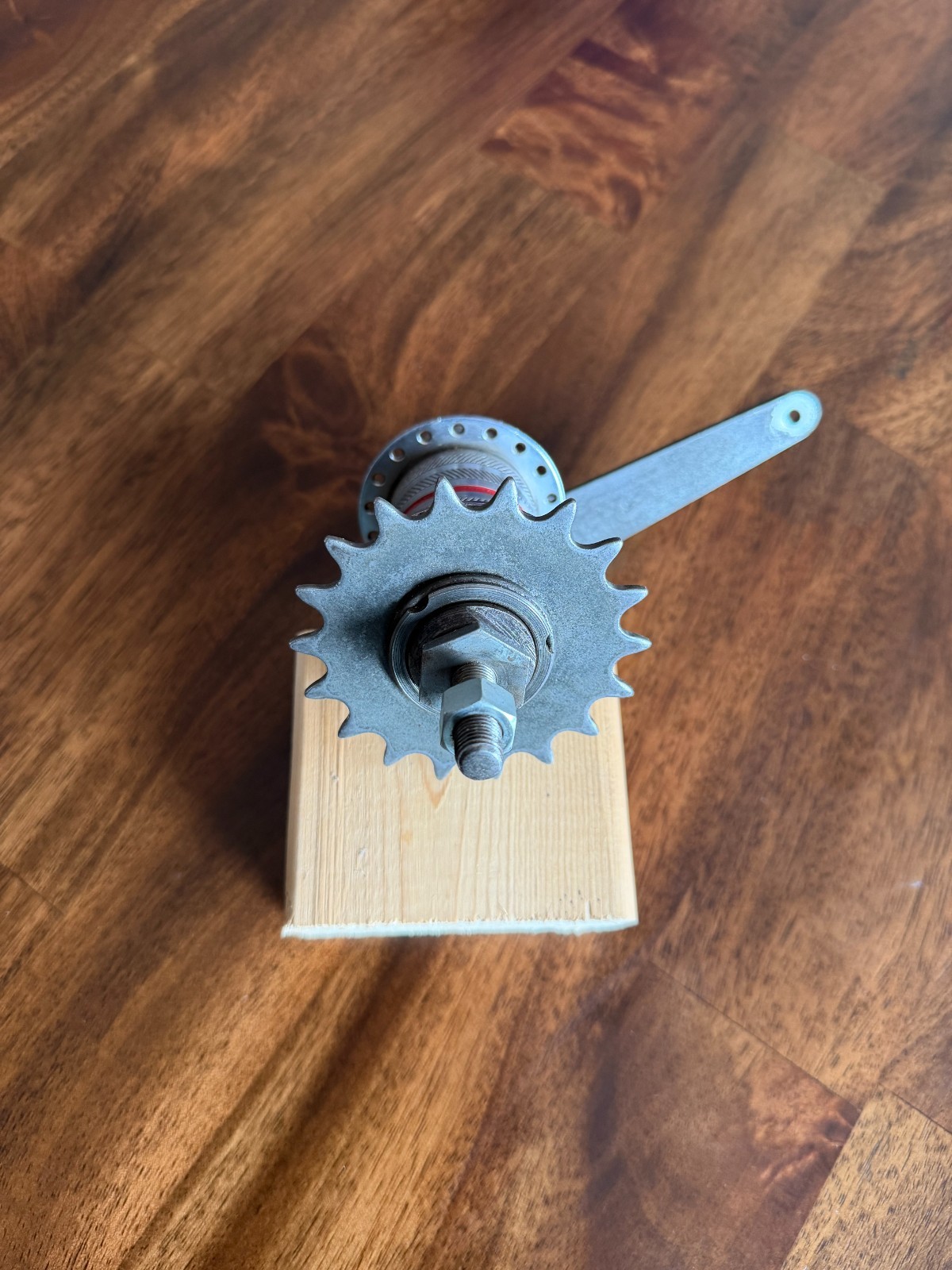 Old School Bendix Red Stripe 36h Rear Coaster Brake Hub