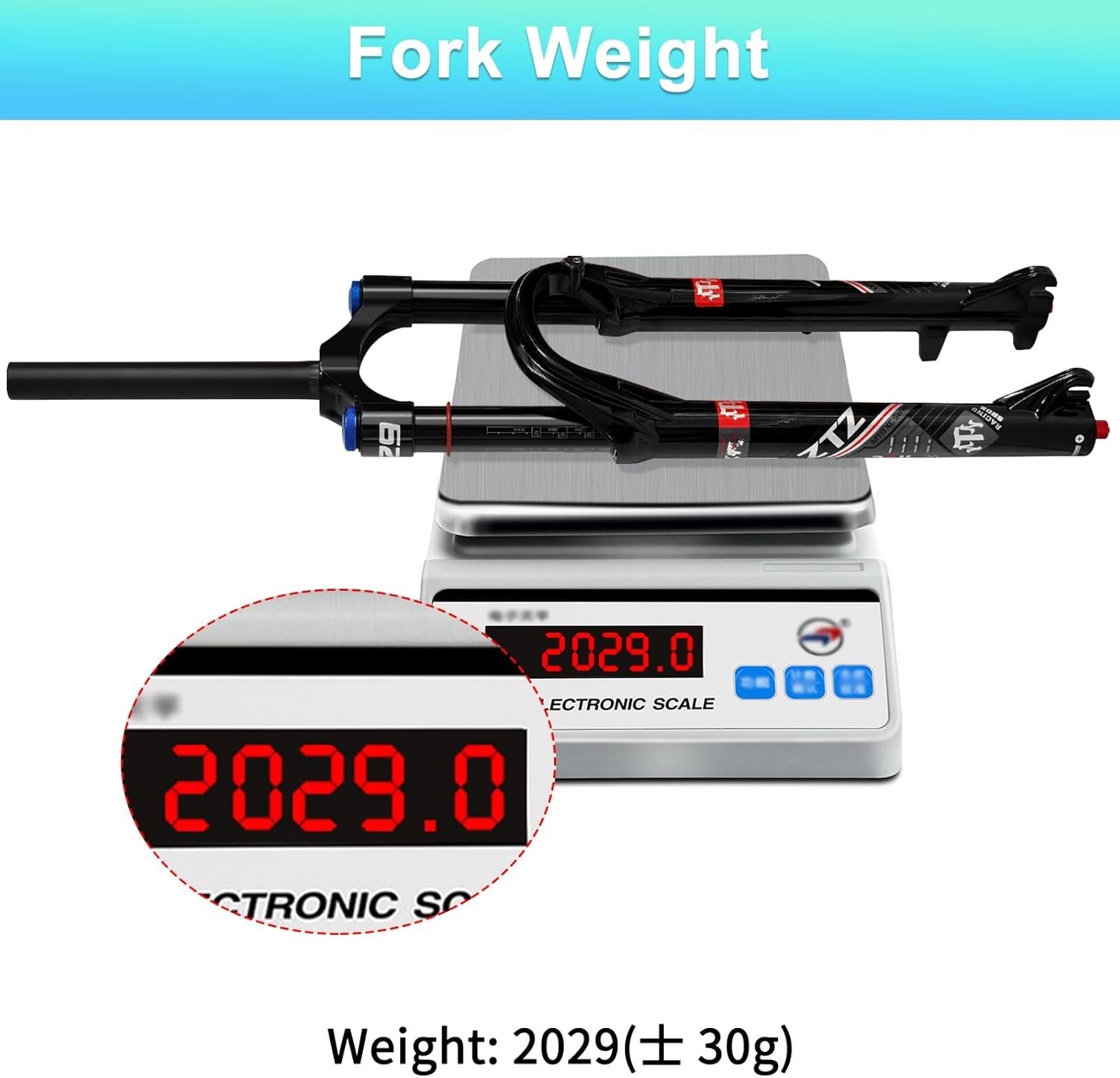 ZTZ 26 inch MTB Air Suspension Fork Upgraded 34mm Stanchions 140mm Travel – NEW