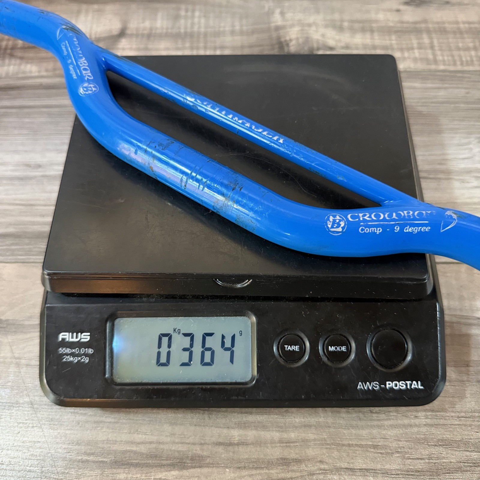 Bontrager Crowbar Comp 9 Degree MTB Chromoly Riser Bar 22.2mm 630 SID BLUE