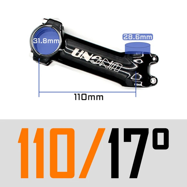 Road Bicycle Stem Ultralight 7 17 35 Degree MTB Stem Fork 28.6 31.8mm 60-130mm