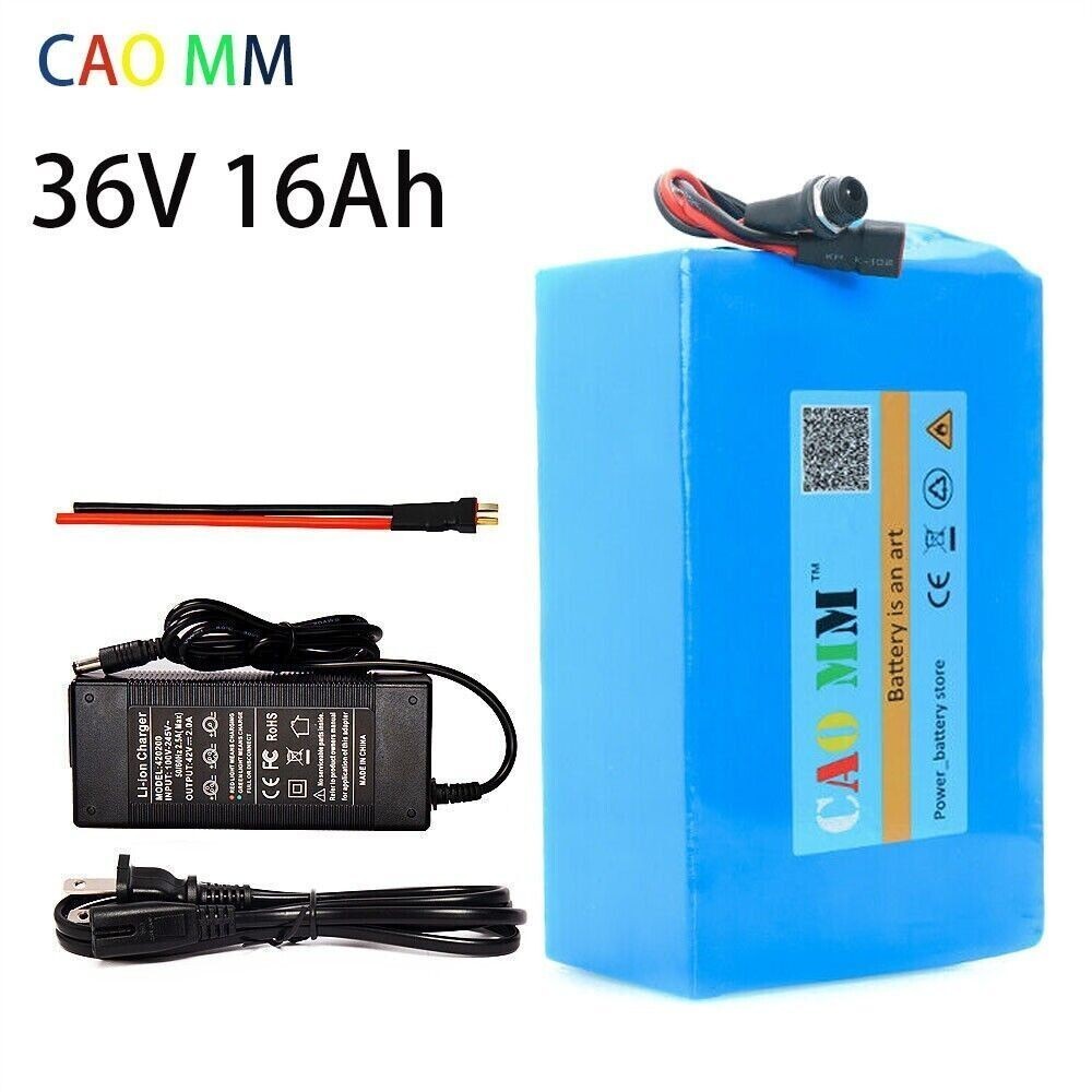 36V 16Ah Lithium Ebike Battery BMS For 100W-1000W Electric Bicycle Bike Motor