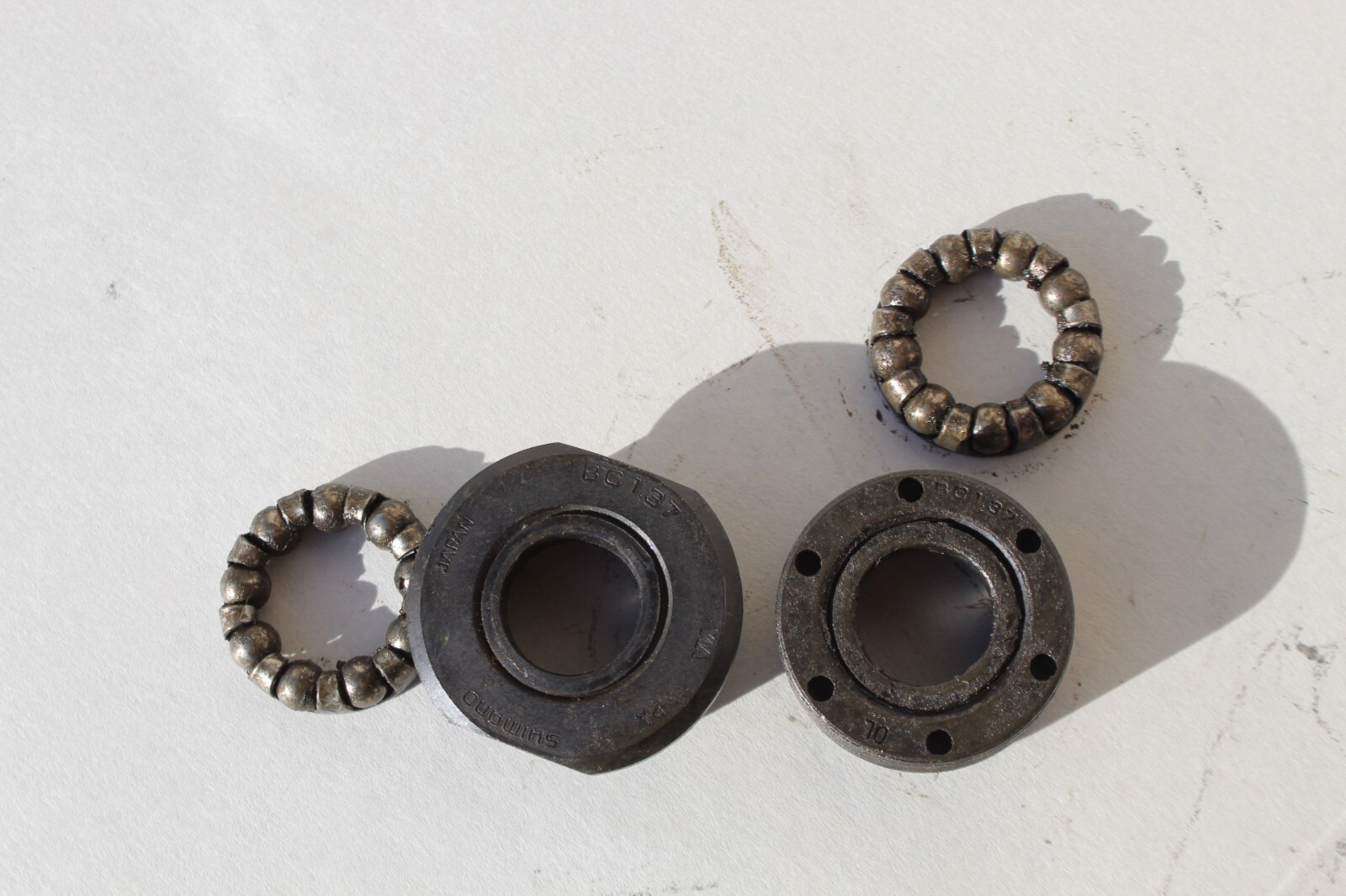 MTB bottom bracket Shimano D-3NL VIA Japan CroMo BSA 122.5 mm 1.37