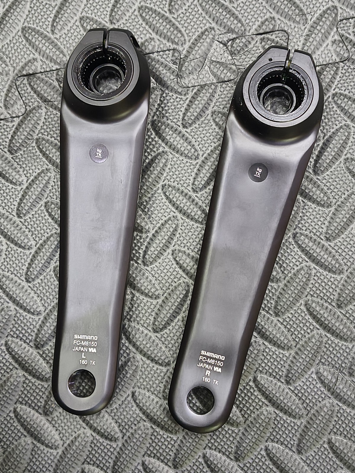 Shimano XT FC-M8150 160mm E-MTB Crank Arm L/R Set For Ep800/801/600