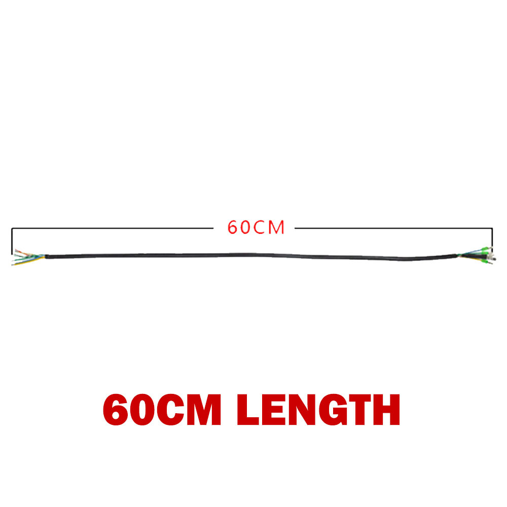 2PC E-bike Motor Extension Cable 9 Pin Male For Front Rear Wheel Hub Motors US