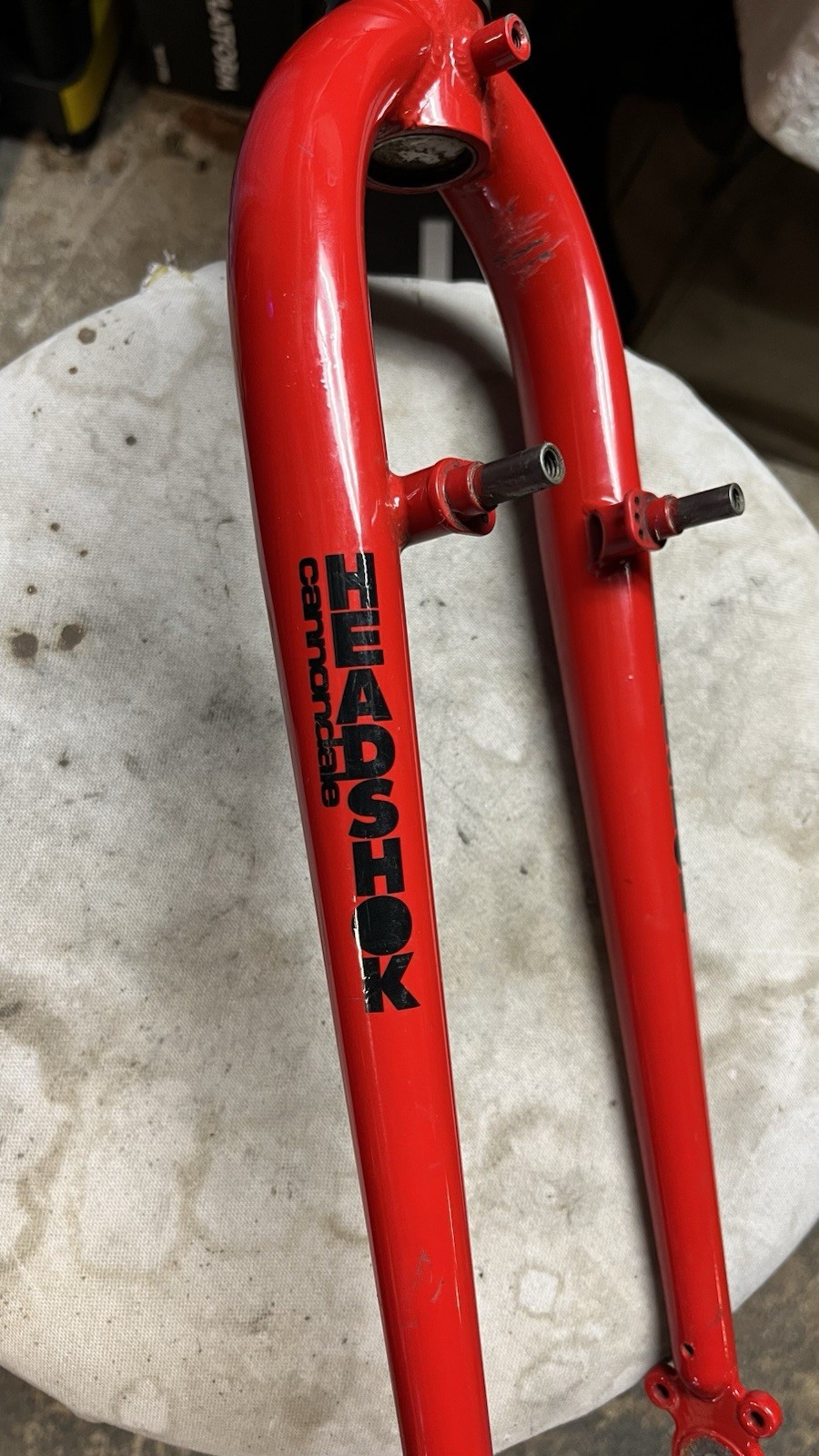 Cannondale Headshock Red 26″ Rim Brake 1.5″ Mtb Fork