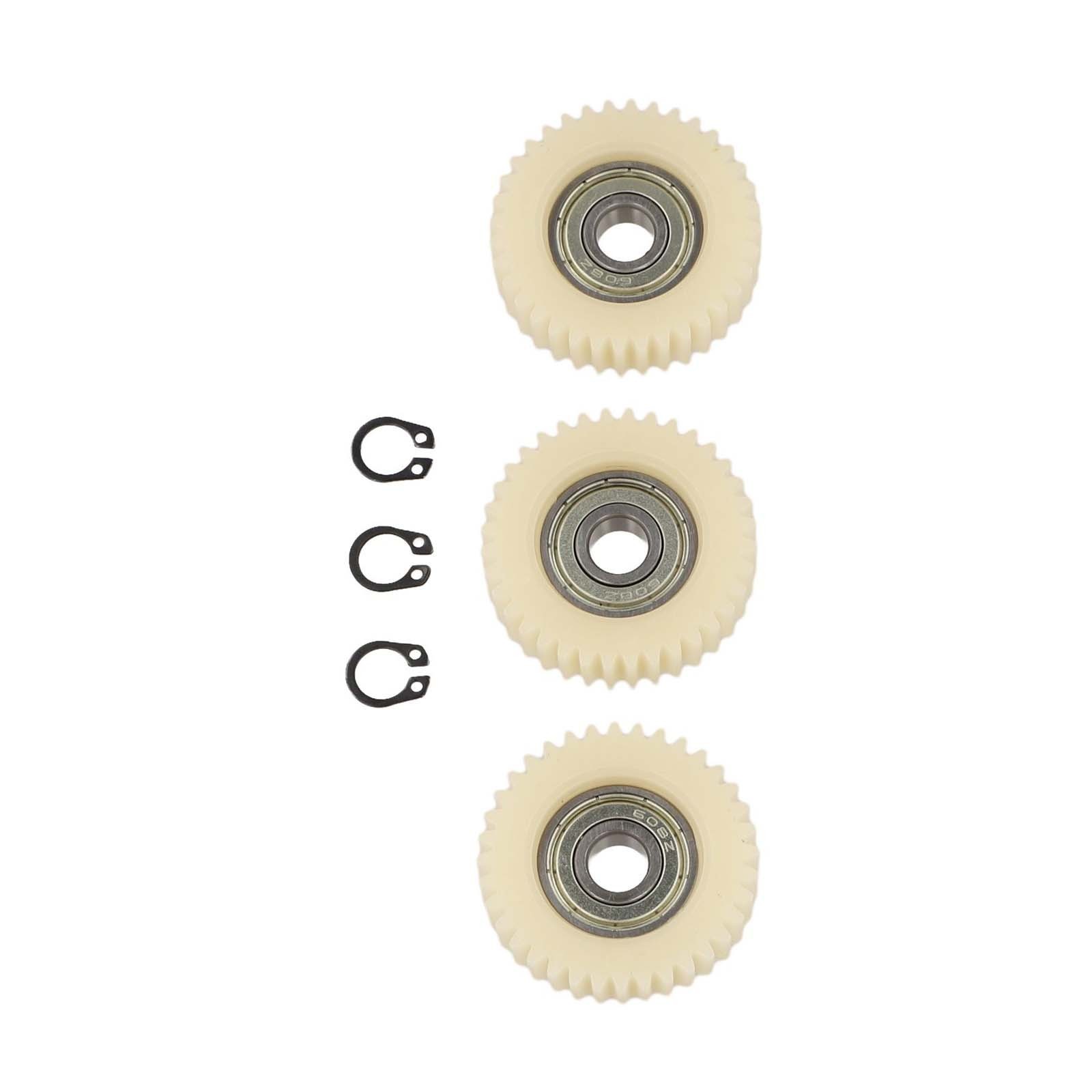 3pcs 36 Teeth 38x12mm Electric Bike Motor Nylon Planetary Gears With Bearing