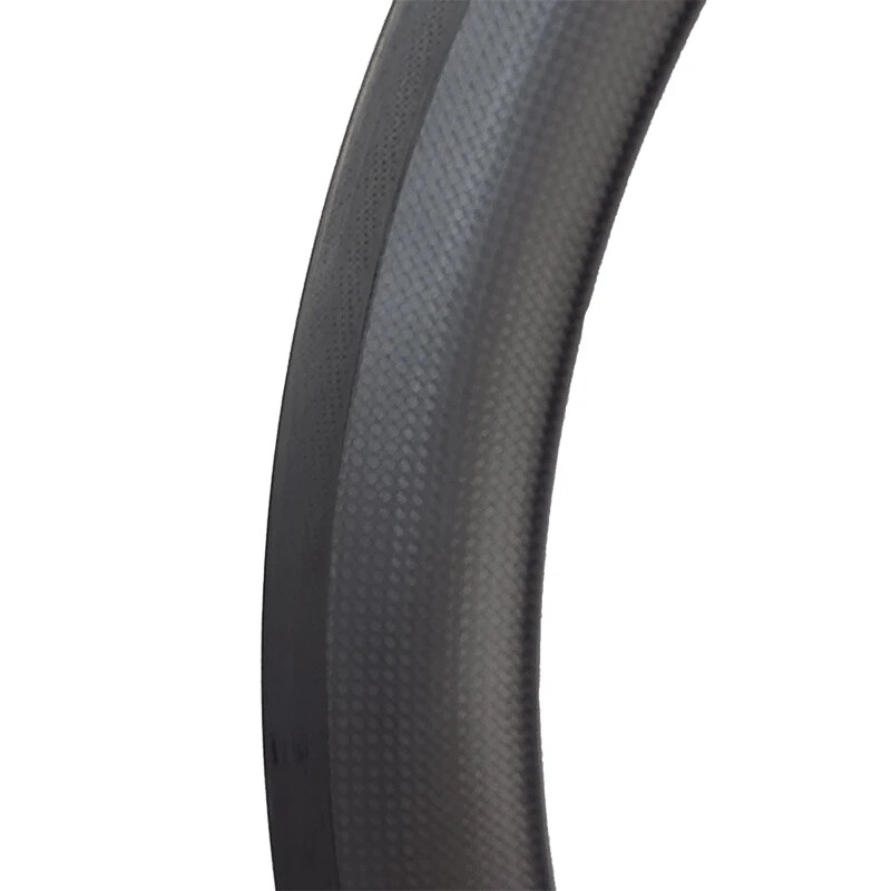 Superlight 700C Carbon Road Bike Rims UD 3K Matte Glossy Finish Disc V Brake 28H