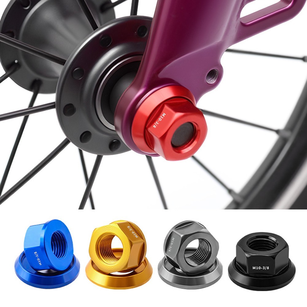 Aluminum Alloy Nuts 2pcs Package 7075 Aluminum Alloy Material Easy Installation
