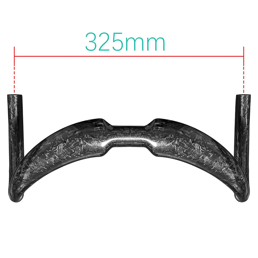 All Carbon Fiber Track Bike Handlebars Road Bike TT Sports Handlebars 285-365mm