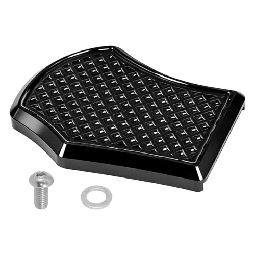 Foot Peg Pad Brake Pedal for Harley Touring Road King Road Glide Street Black