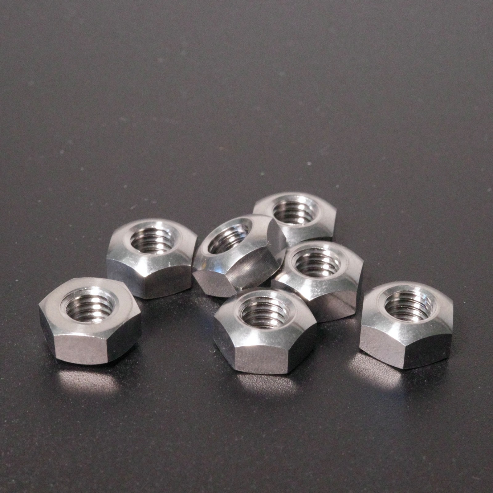 Titanium M6 nuts 4pcs, SRP reproduction – cantilever brake holder. Retro MTB