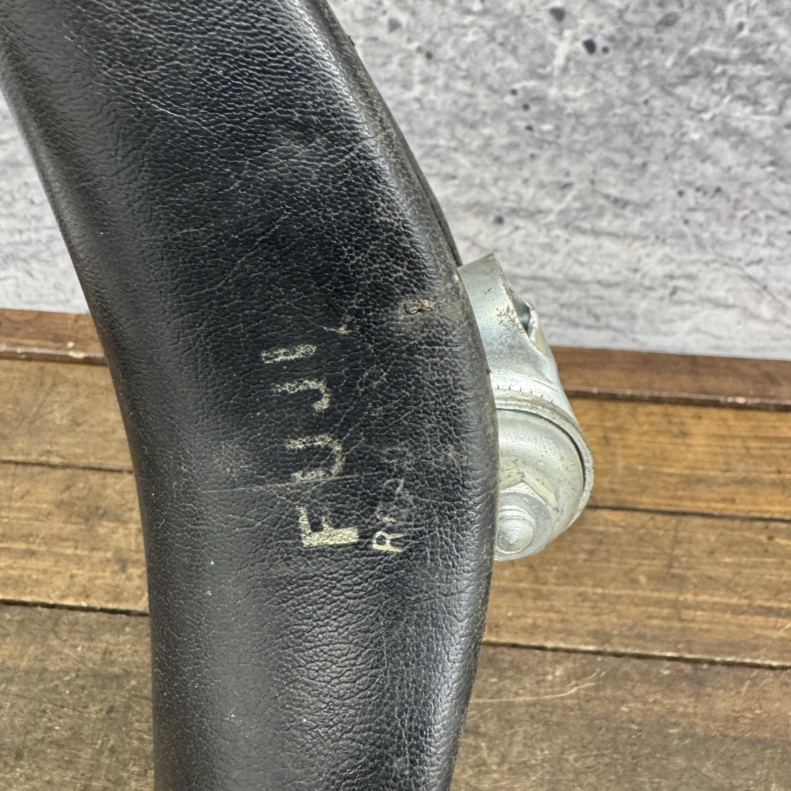 Vintage Fuji Road Look Bicycle Saddle Seat Black Road Racing Bike 70s 80s