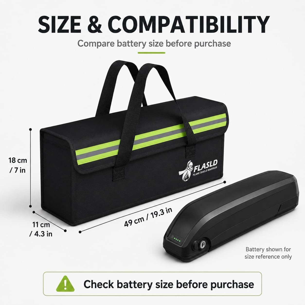 E-Bike Battery Safe Bag Explosionproof Large Capacity Fireproof Lipo for Ebike