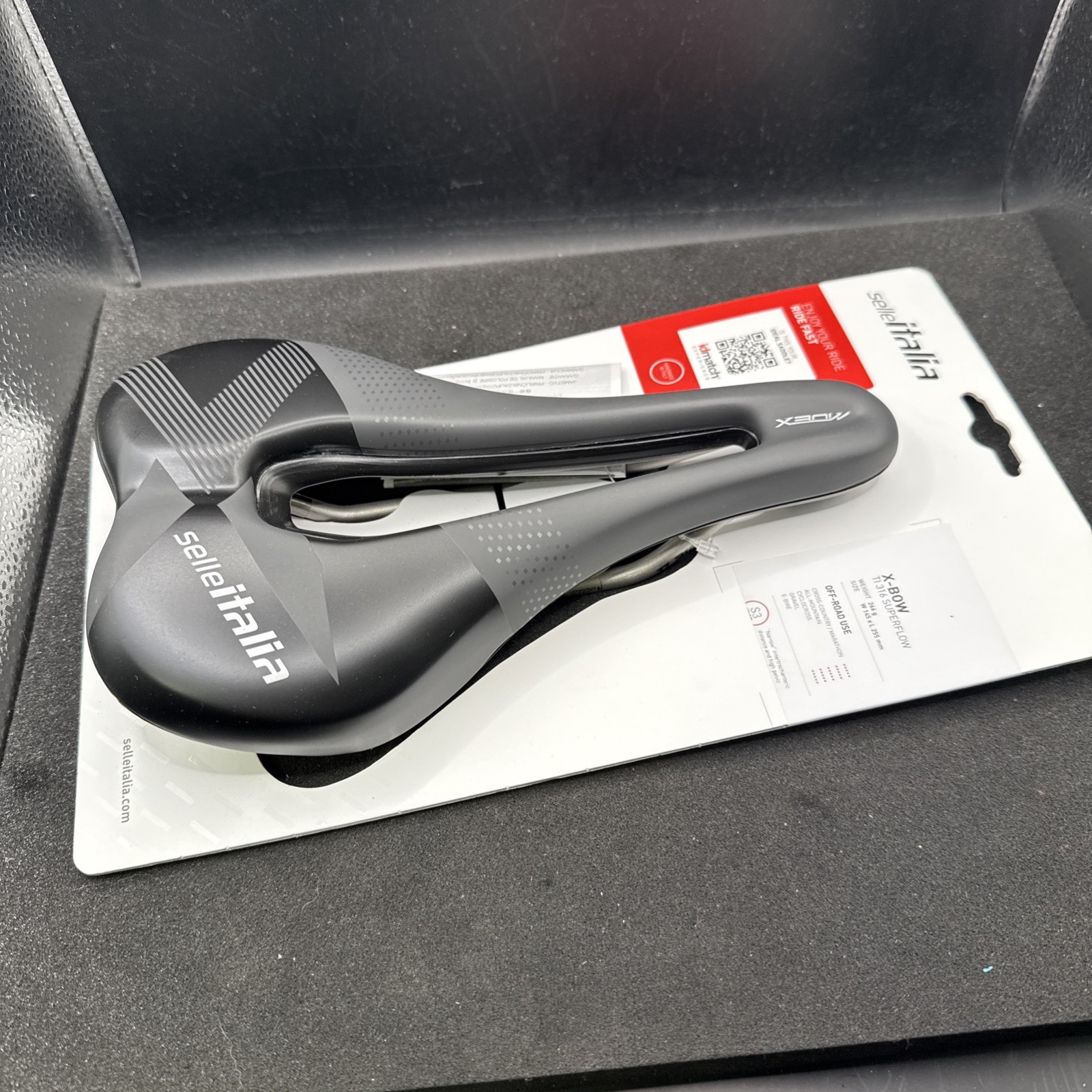Selle Italia X-bow Ti316 145mm Cycling Saddle Seat S3 (9419-10)
