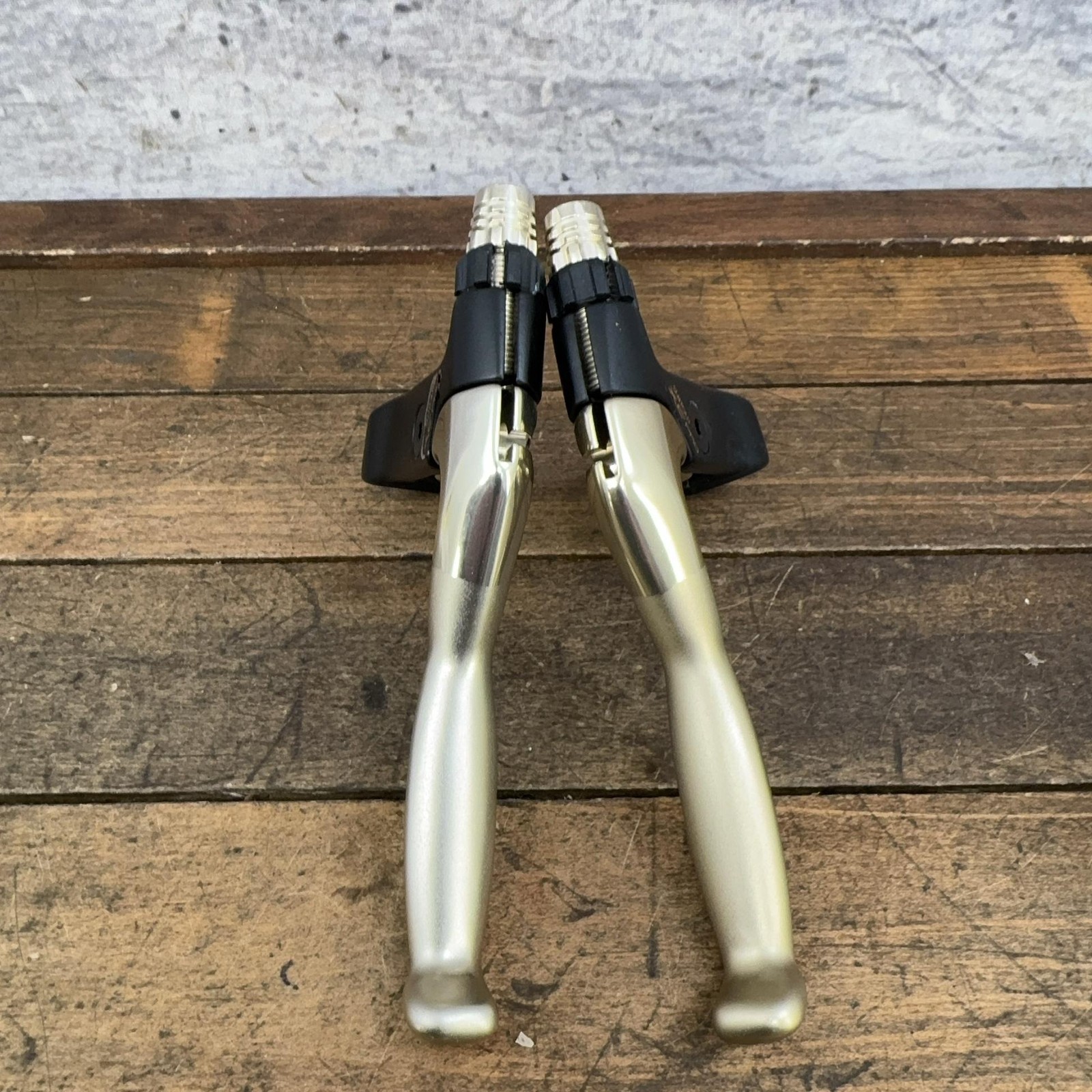 Vintage Suntour XC Pro Brake Levers Pair Gold NOS 22.2mm 90s MTB BMX Japan 90s