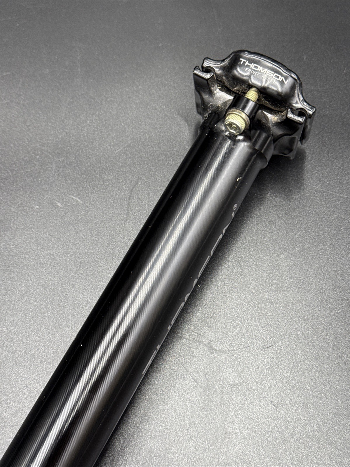 THOMSON Elite Zero Setback 30.9mm x 367mm Black Seatpost NEAR MINT USED