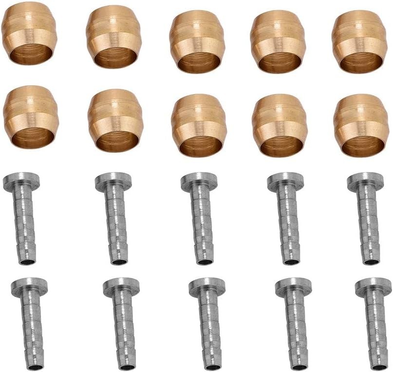 Small Replacement Parts for Hydraulic Brake Hoses, 10 Inserts Included