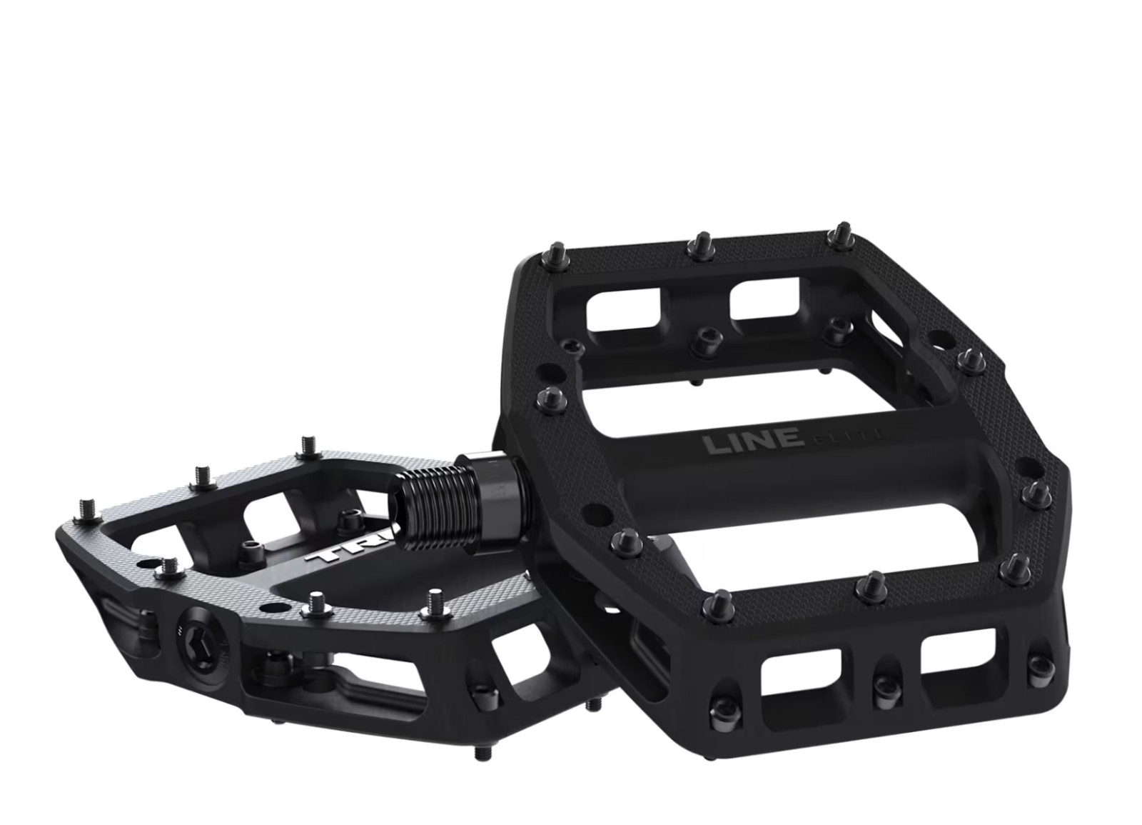 Bontrager Line Elite Flat MTB Pedals Replaceable Pins Sealed Bearings New In Box