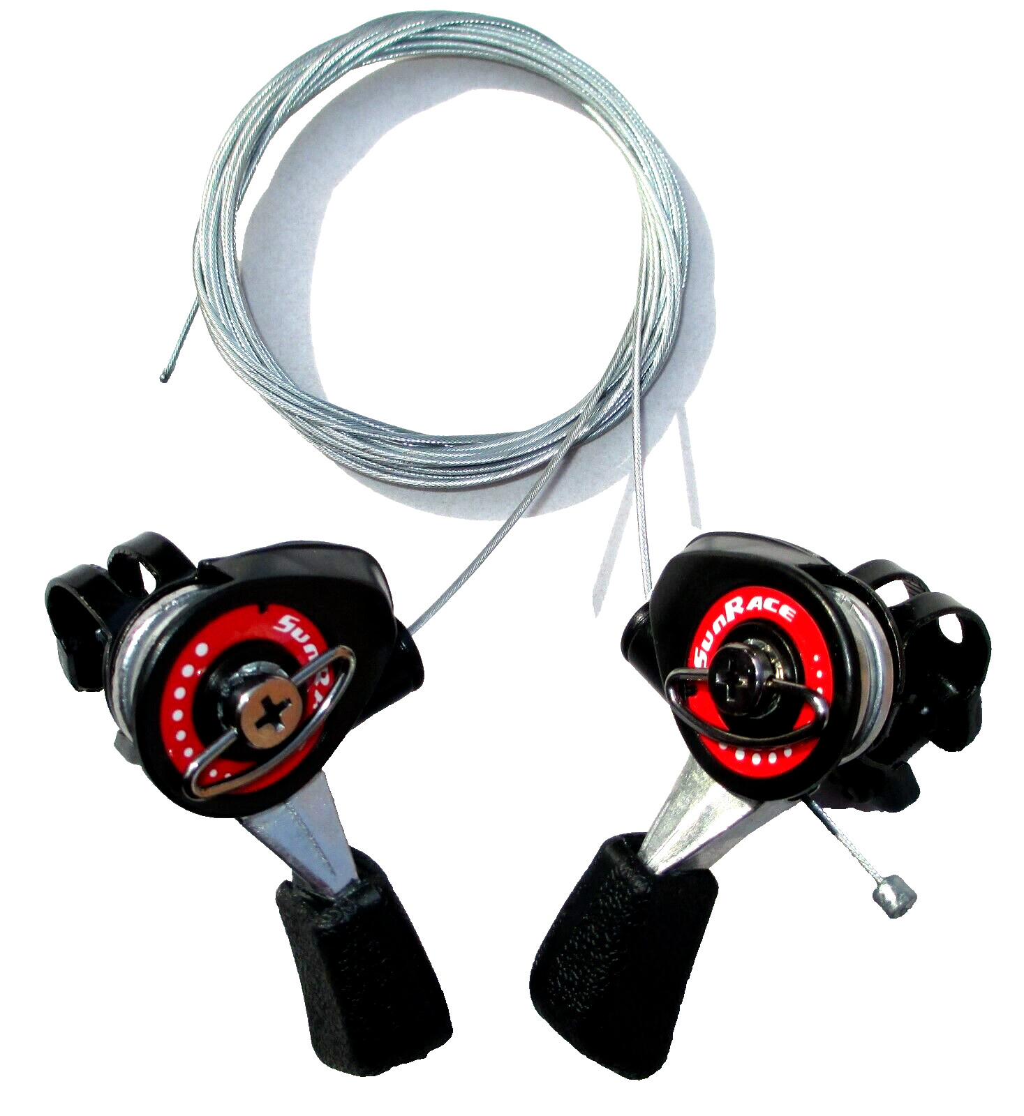 Sunrace Falcon Top Mount Friction Bicycle Lever Shifter Set Cables Included New