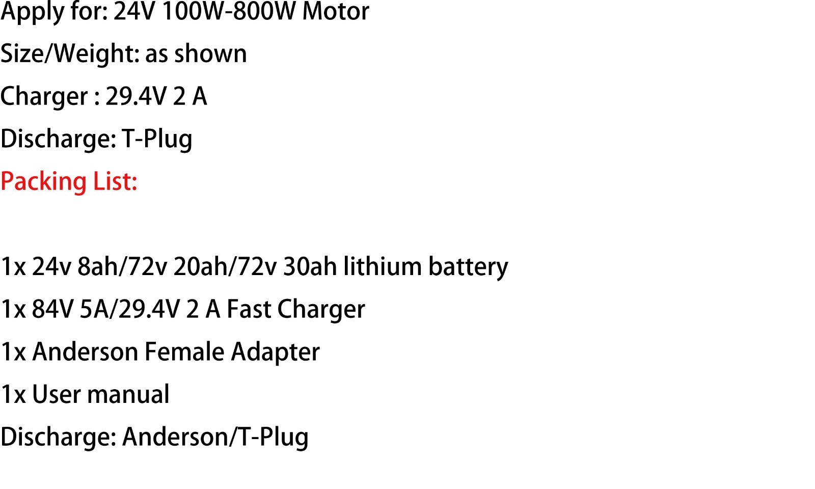 72V 50A BMS 200W-3600W ebike battery Lithium Electric Bike Scooter Battery Pack