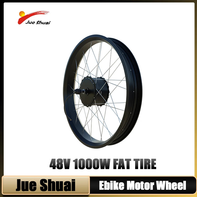 48V 1000W 20 24 26in Snow Fat Ebike Conversion Kit Rear Brushless Gear Hub Motor
