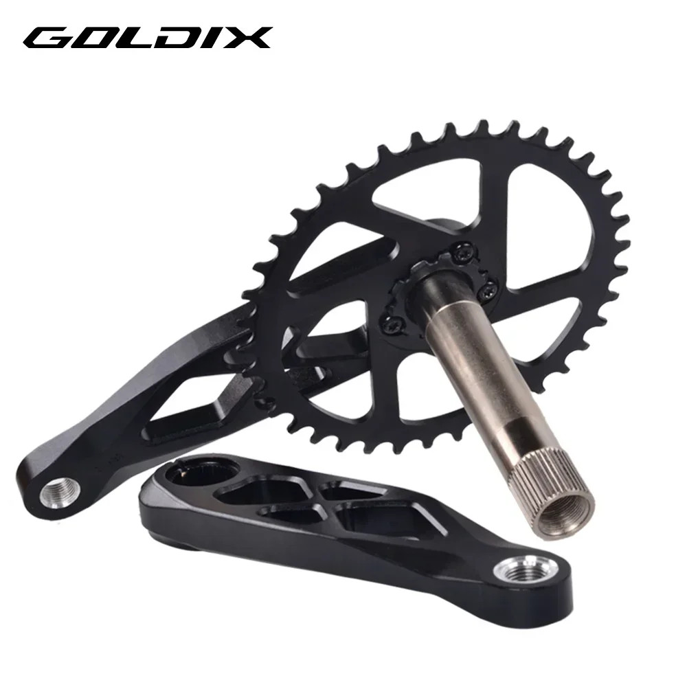 GOLDIX MTB Crankset BSA 24mm 165mm 170mm 175mm Direct Mount R-SPEC Trail Hollow