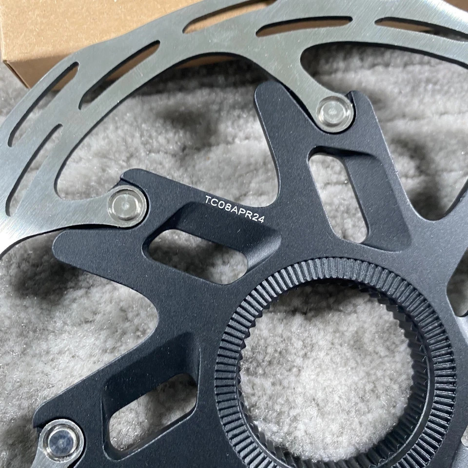 SRAM Paceline X Disc Brake Rotor 160mm Center Lock Silver Black MTB Road Bike