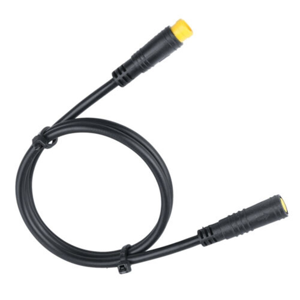 Black Extension Cable Cable EBike Extension Fittings For BAFANG Practical