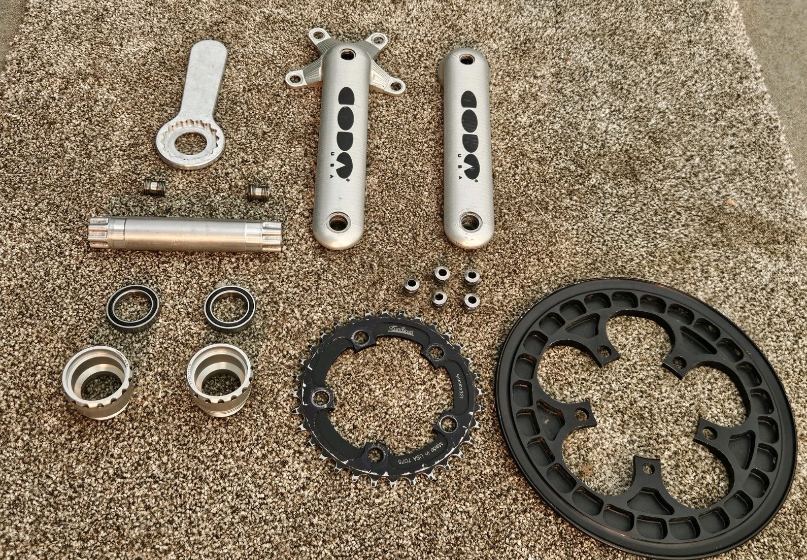 Cannondale DOWNHILL Coda Magic Crankset Complete- 175 mm 48T and 32T Chainring