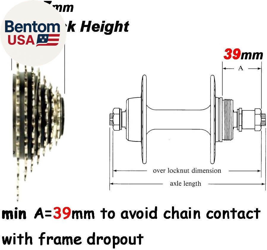 7 Speed Freewheel for E-Bike 11-28T/11-34T Screw on Freewheel