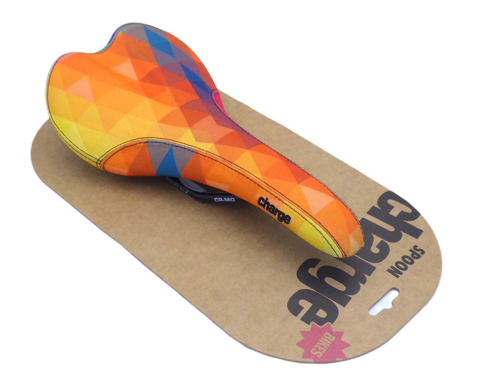 Charge Bikes Spoon saddle, CrMo – Geo Rainbow