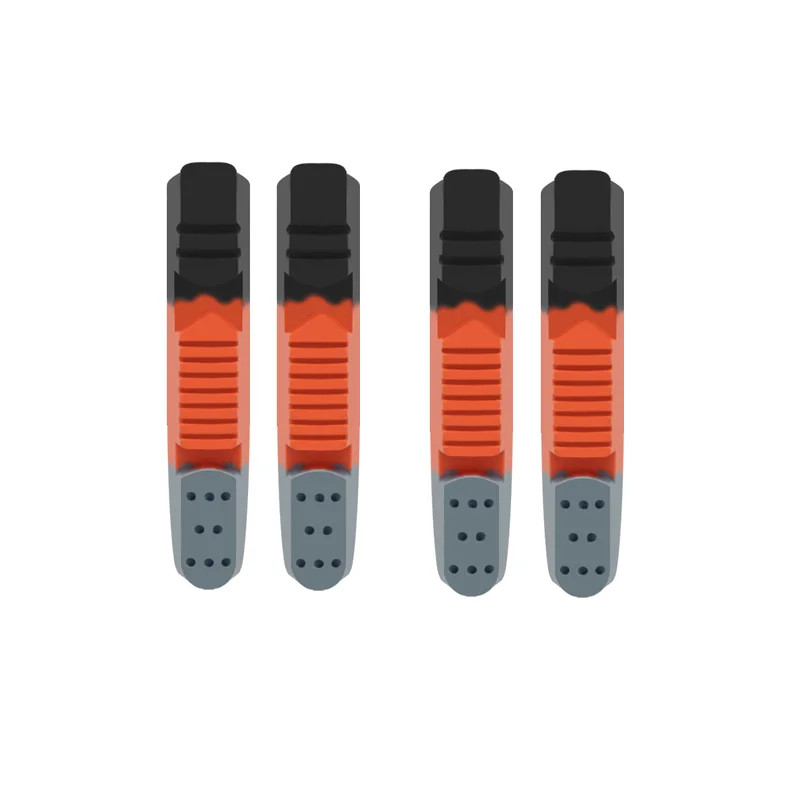 Road Bike Brake Pads for Rim C Brake CNC Aluminum Alloy Replaceable Rubber Pads