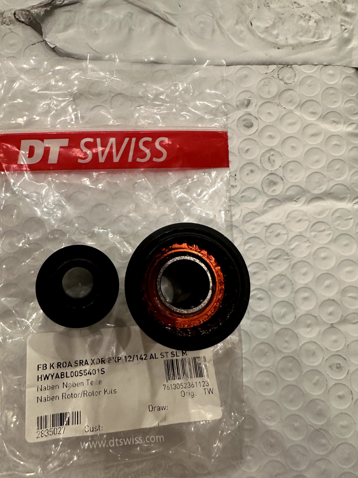 DT Swiss Ratchet EXP Freehub Body Shimano 11sp Kit w/ End Cap 12x142mm – NEW