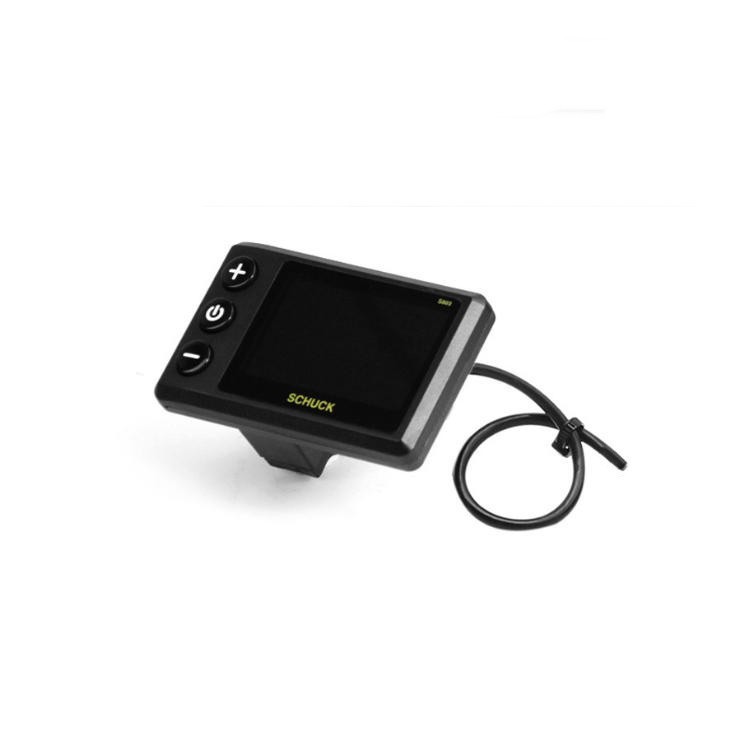 E-Bike Compatible S869 Smart LCD Color Screen with light wire 5PIN+2PIN SM plug.