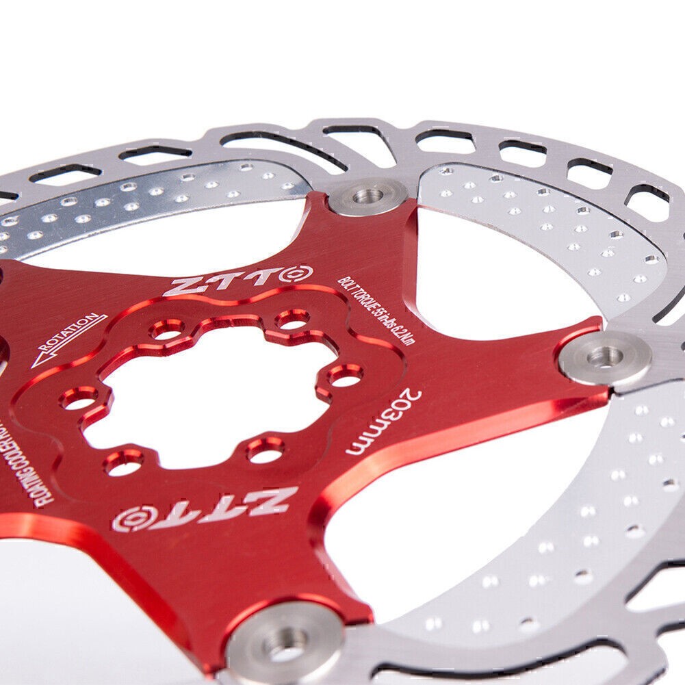203/180/160/140mm ZTTO Bike Brake Disc Cool Floating Rotor MTB Gravel Road Bike