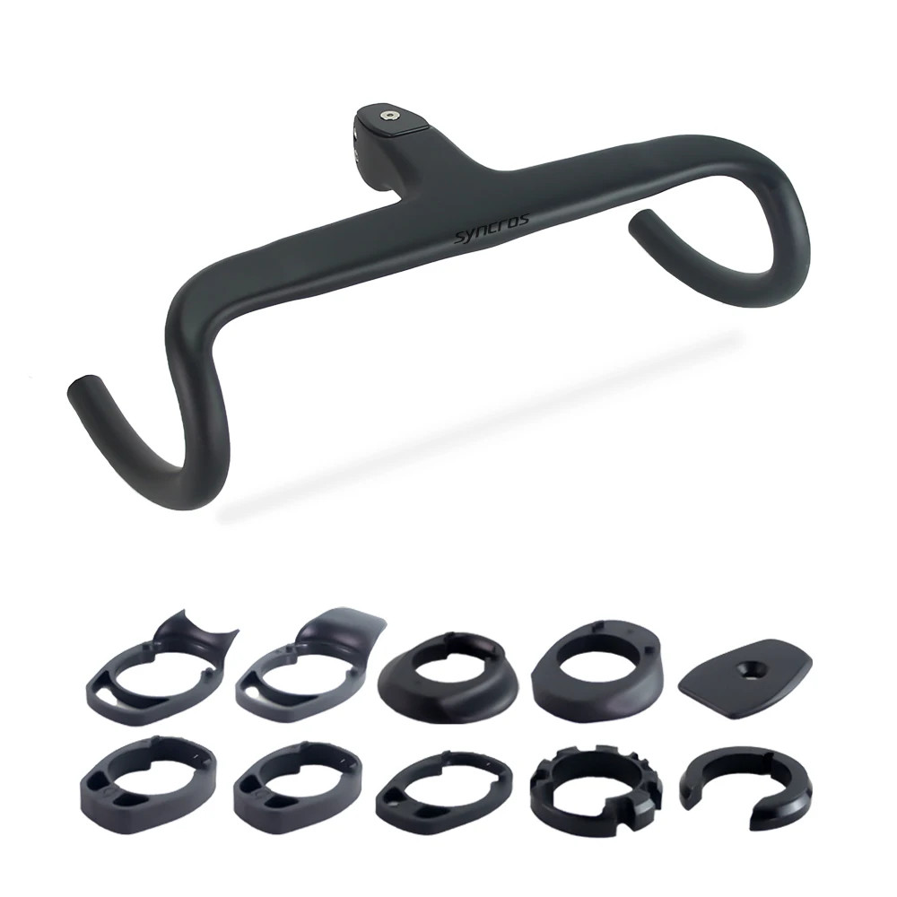 Road Bicycle Integrated Drop Bar Carbon 28.6mm Internal Routing with Spacers