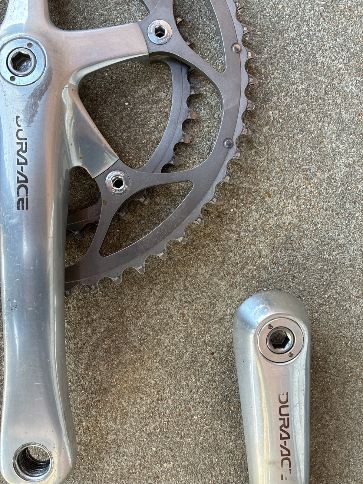 Shimano Dura Ace Crankset FC-7700 175mm 53/39 Double 130 BCD w/ BB-7700