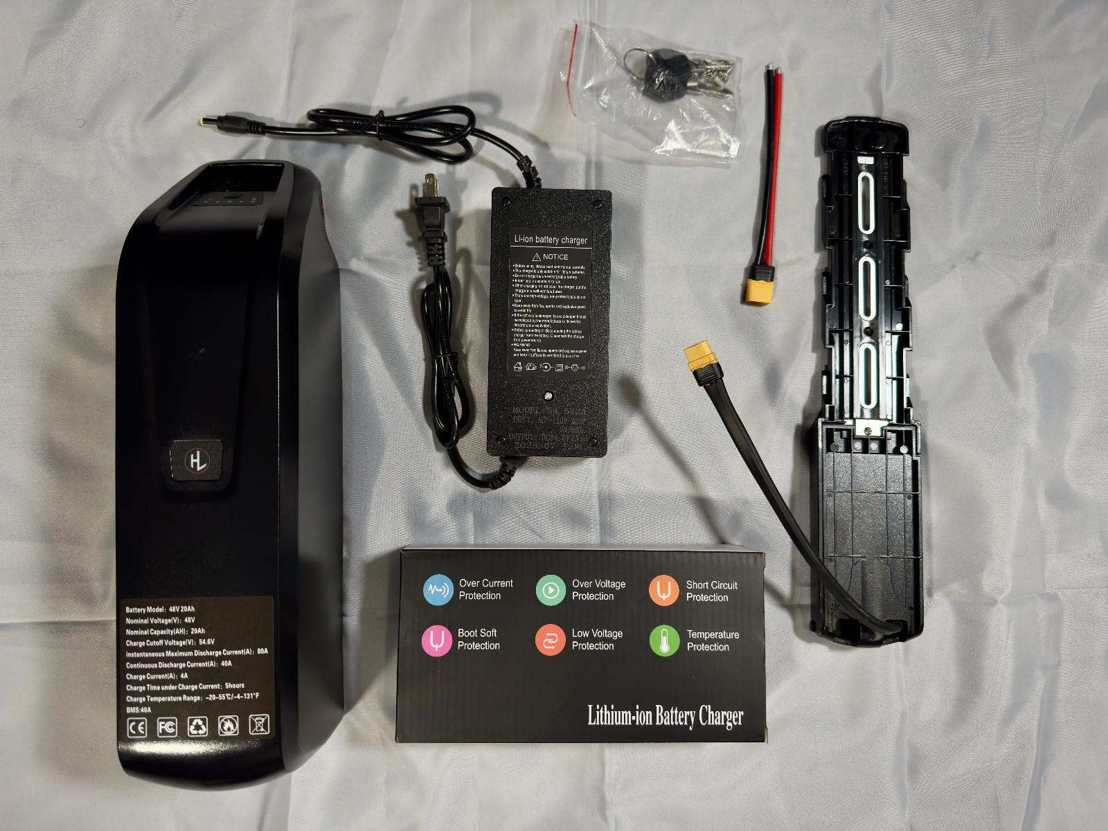 NEW Hailong Lithium Li-ion EBike / Bike / Bicycle Long Range Battery 48V 20Ah
