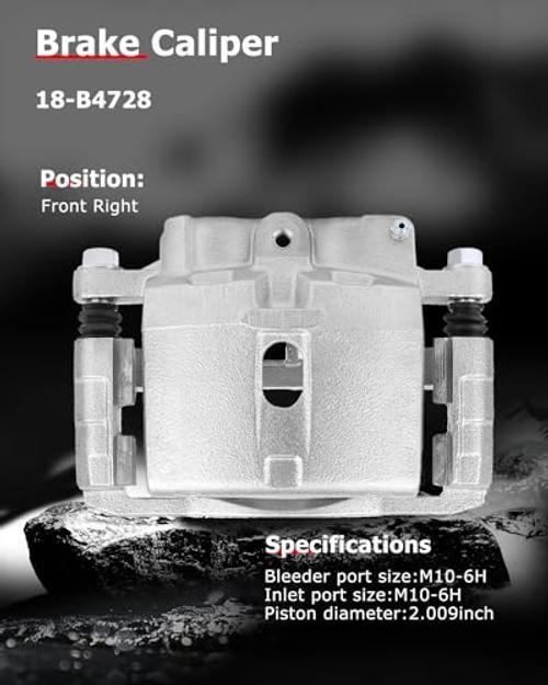 18-B4728 Front Right Disc Brake Caliper Assembly Front Right[18-B4728]