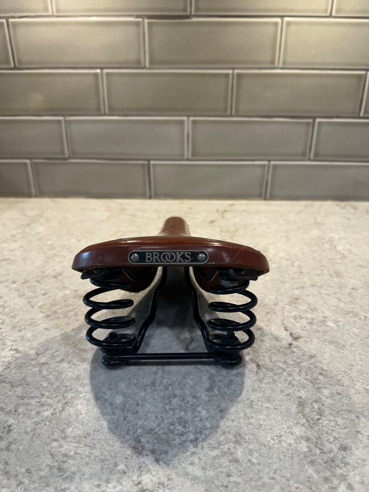 Brooks Bicycle Saddle B67 Brown Spring Leather Seat