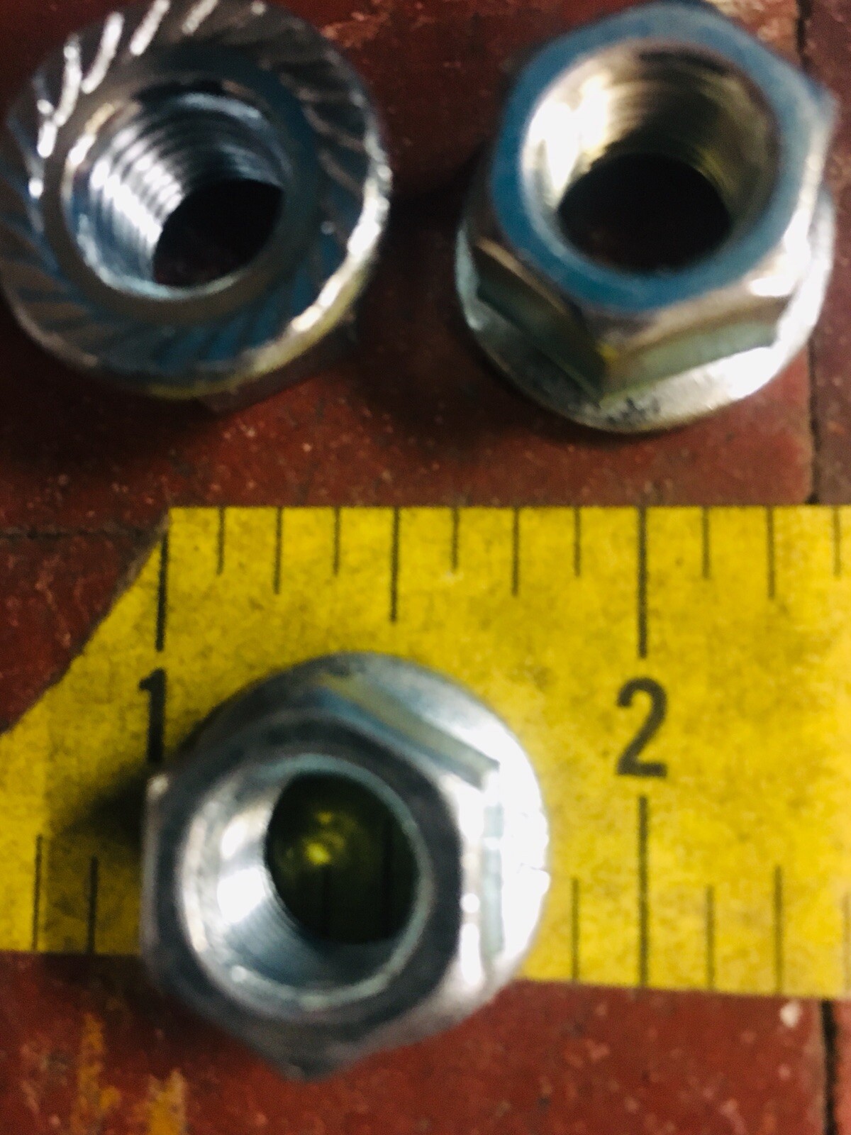 Coaster brake Schwinn rear Hub Axle Nuts – Silver – 24 thread