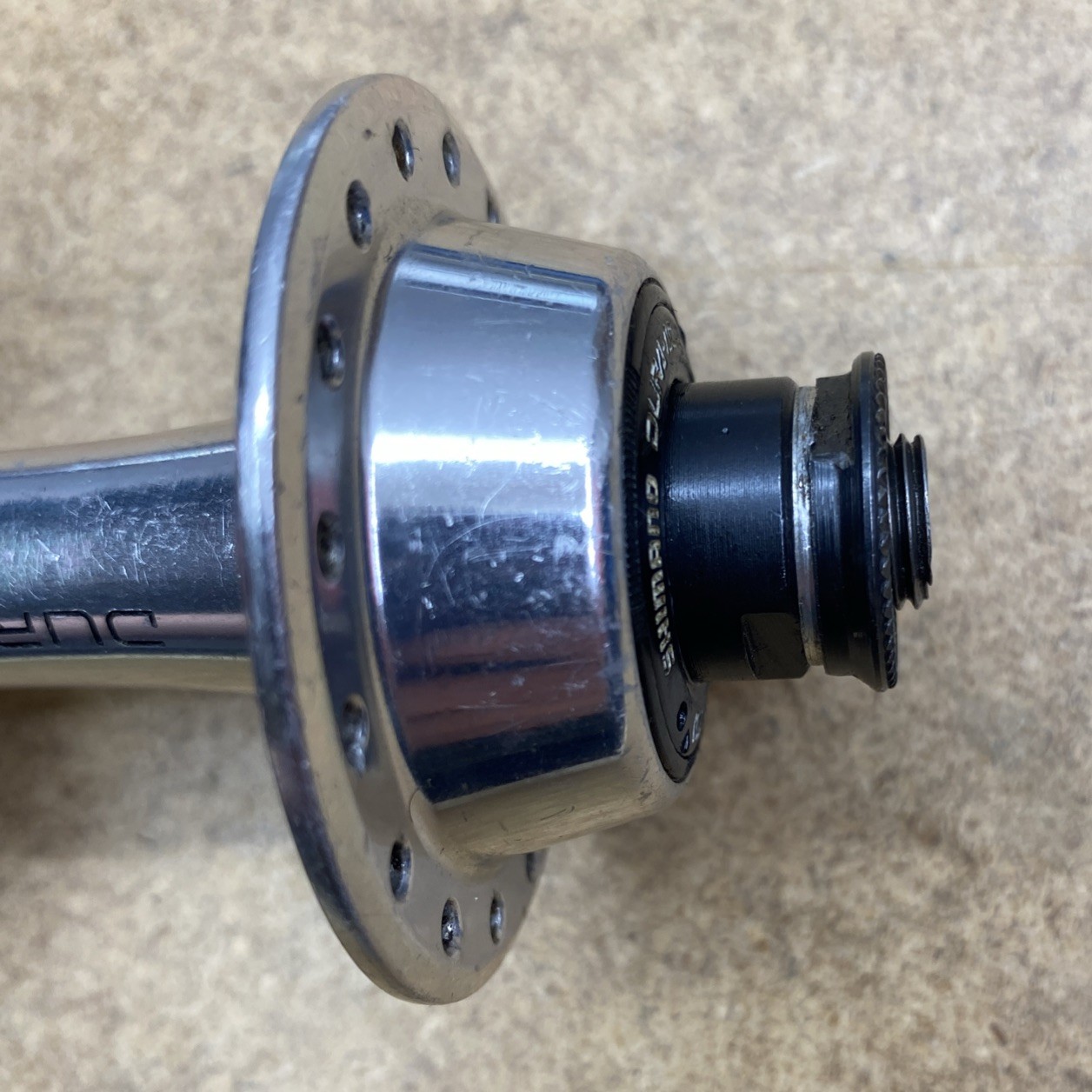 Vintage Shimano Dura-Ace hub set, 32-hole, 100/126mm, freewheel